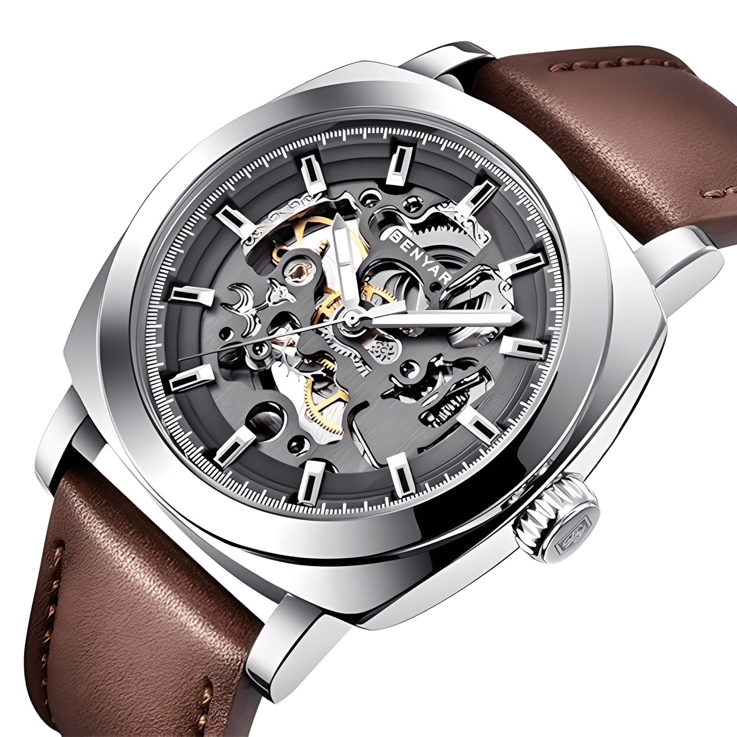 BENYAR – Reloj de Pulsera Automático para Hombre Skeleton - MundoMixBENYAR – Reloj de Pulsera Automático para Hombre Skeleton