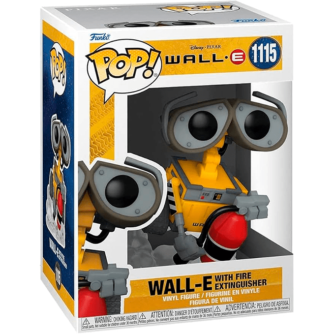 Funko Pop! Disney Pixar: Wall - E con Extintor – Figura de Vinilo 1115 - MundoMixFunko Pop! Disney Pixar: Wall - E con Extintor – Figura de Vinilo 1115