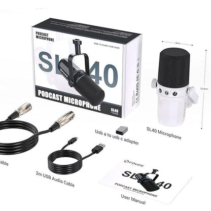 FDUCE SL40 - Micrófono de Podcast - MundoMixFDUCE SL40 - Micrófono de Podcast