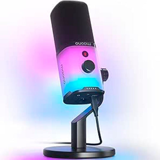 MAONO PD100X RGB - Micrófono Gaming XLR/USB - MundoMixMAONO PD100X RGB - Micrófono Gaming XLR/USB