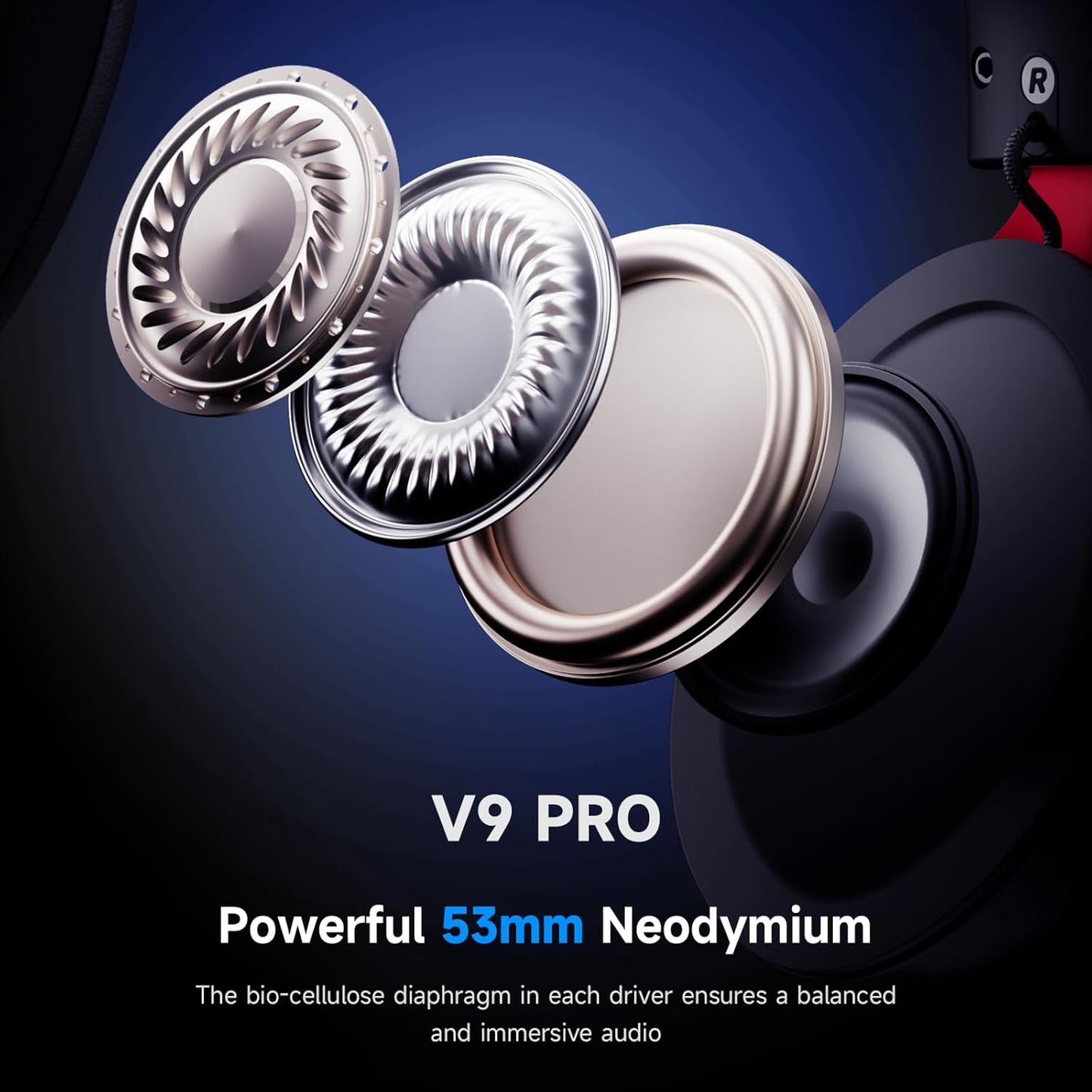 MCHOSE V9 PRO - Auriculares inalámbricos para juegos 7.1 - MundoMixMCHOSE V9 PRO - Auriculares inalámbricos para juegos 7.1