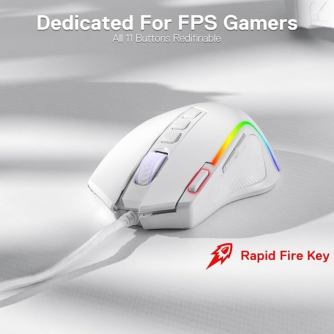Redragon M612 Predator RGB - Ratón óptico para juegos - MundoMixRedragon M612 Predator RGB - Ratón óptico para juegos
