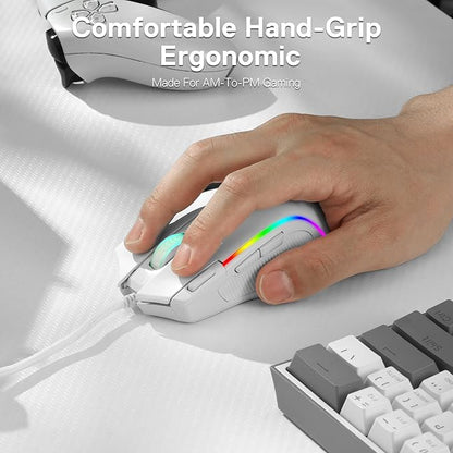 Redragon M612 Predator RGB - Ratón óptico para juegos - MundoMixRedragon M612 Predator RGB - Ratón óptico para juegos