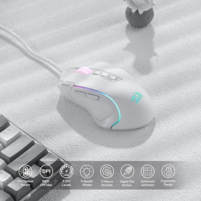 Redragon M612 Predator RGB - Ratón óptico para juegos - MundoMixRedragon M612 Predator RGB - Ratón óptico para juegos