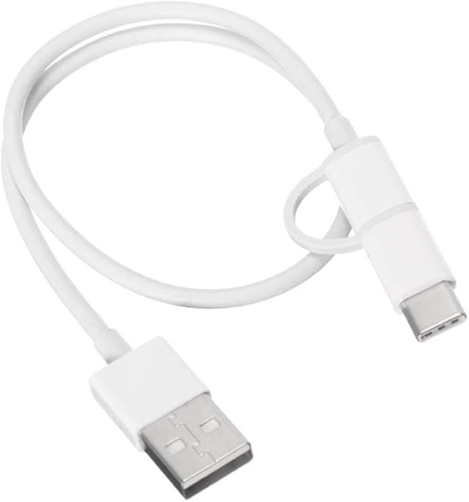 Xiaomi Cable - Adaptador MicroUSB a USB - C 30cm - MundoMixXiaomi Cable - Adaptador MicroUSB a USB - C 30cm